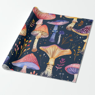 Mushroom  wrapping paper