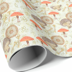 Mushroom Wrapping Paper