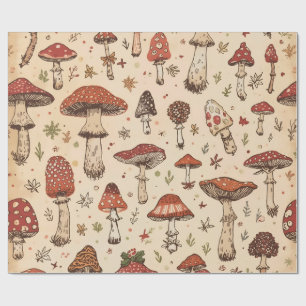 Mushroom Wrapping Paper