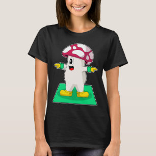 Mushroom Yoga Fitness Gymnastics T-Shirt