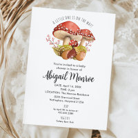 Mushrooms and Acorns Baby Shower