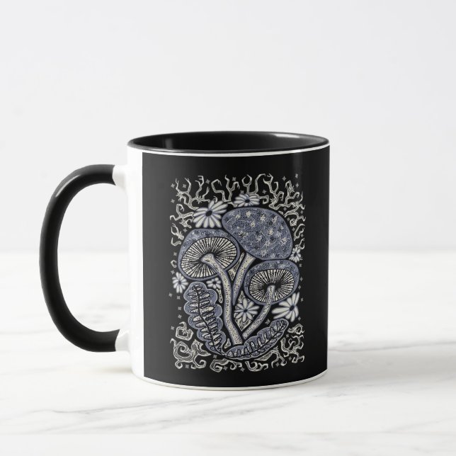 Mushrooms And Whimsigoth Mug (Left)