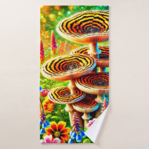 Mushrooms Bath Towel