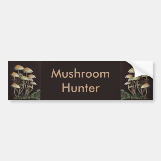 Mushrooms Bumper Sticker (Front)
