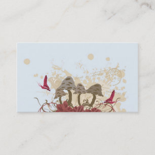 Mushrooms Business Card