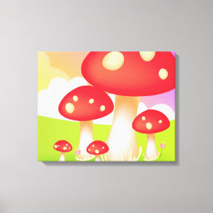 Mushrooms Canvas Print