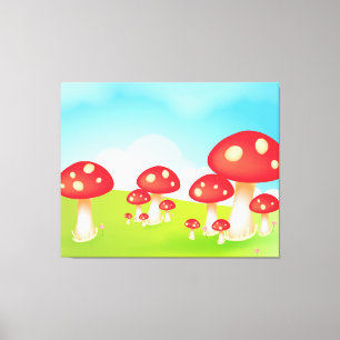Mushrooms Canvas Print