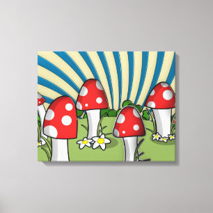 Mushrooms Canvas Print