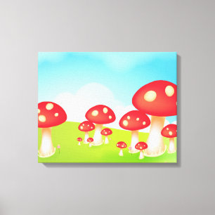Mushrooms Canvas Print