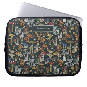 Mushrooms Cottagecore aesthetic Laptop Sleeve