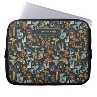 Mushrooms Cottagecore aesthetic Laptop Sleeve