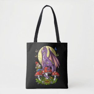 Mushrooms Dragon Tote Bag