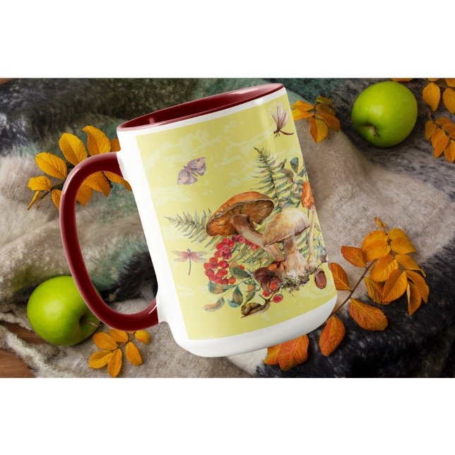 Mushrooms, Dragonflies, Moths & Snails Mug (Creator Uploaded)