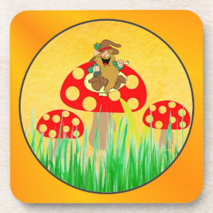 Mushrooms Drink Coaster