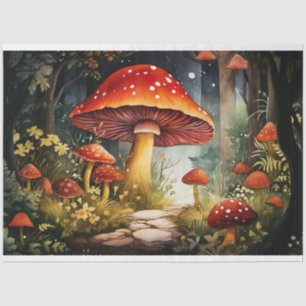 Mushrooms in Forest 6 Decoupage Paper