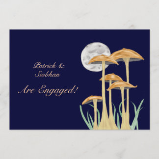 Mushrooms In Moonlight Invitation