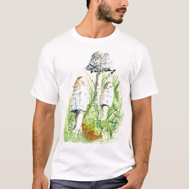 Mushrooms in nature T-Shirt (Front)