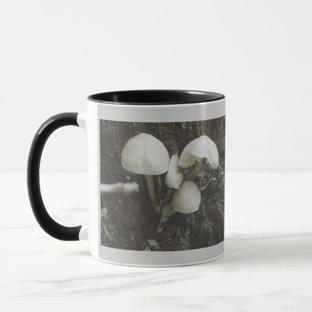 Mushrooms in Stump Mug (Left)
