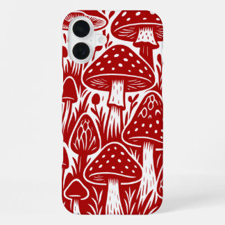 Mushrooms iPhone 16 Plus Case