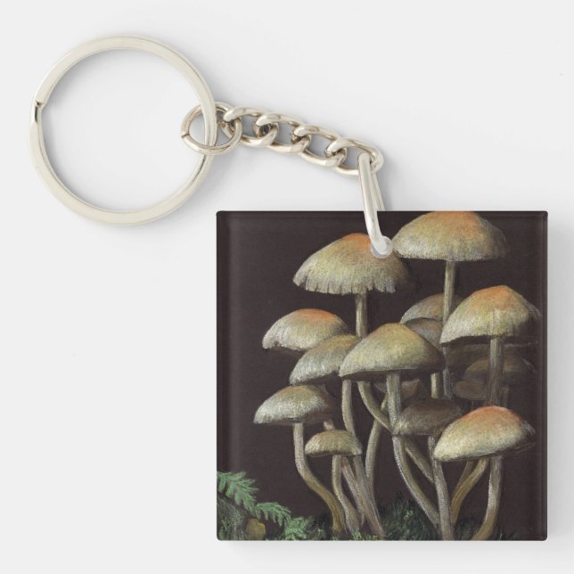 Mushrooms Key Ring (Front)