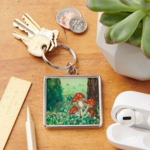 Mushrooms Key Ring