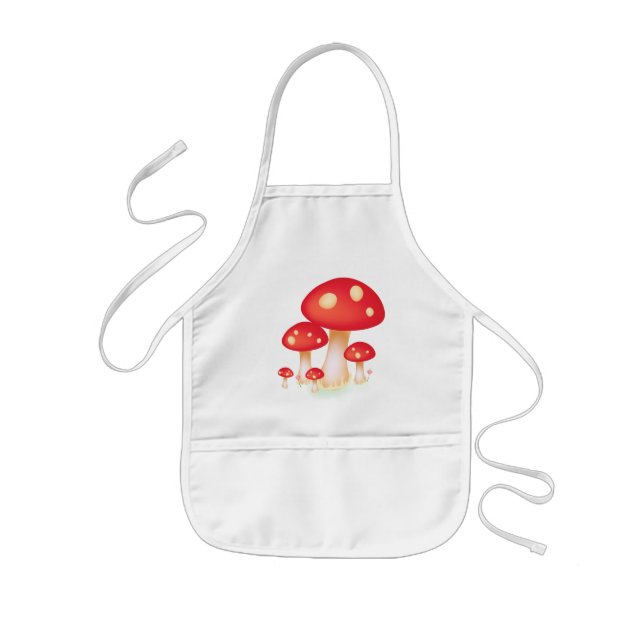 Mushrooms Kids Apron (Front)