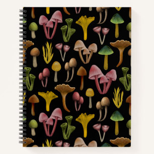 Mushrooms, Lichen & Colourful Fungi Notebook
