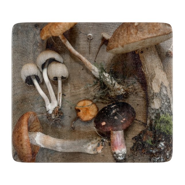 Mushrooms  Love Fungi Cutting Board (Front)