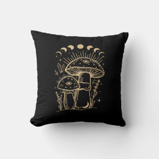 Mushrooms & Minimalism Cottage Aesthetic Goblinco Cushion
