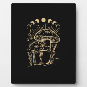 Mushrooms & Minimalism Cottage  Aesthetic Goblinco Plaque