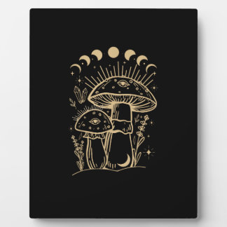 Mushrooms & Minimalism Cottage Aesthetic Goblinco Plaque