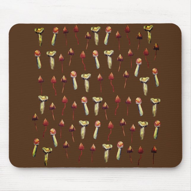 Mushrooms Mouse Mat (Front)