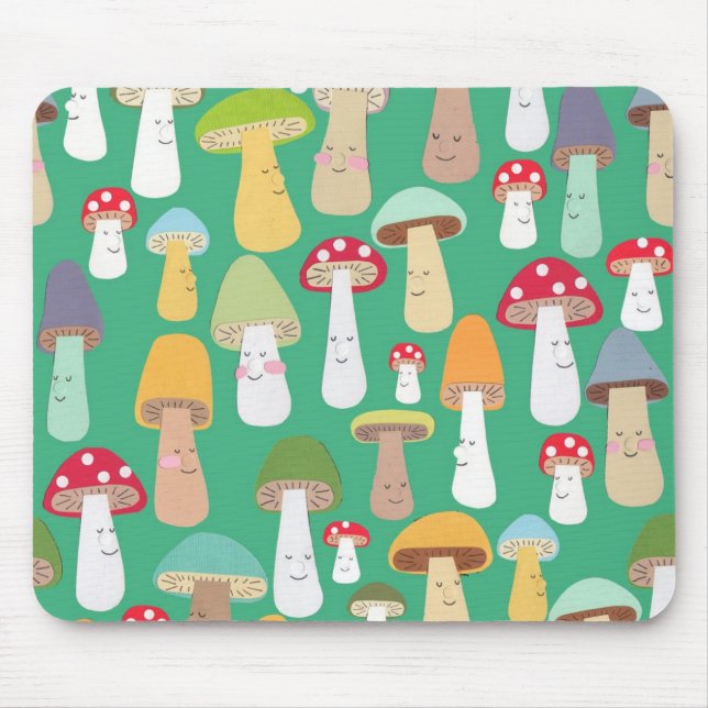 mushrooms mouse mat (Front)
