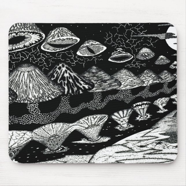 Mushrooms Mouse Mat (Front)