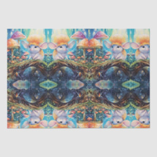 Mushrooms Mouse Mystic Forest Decoupage Tissue Paper