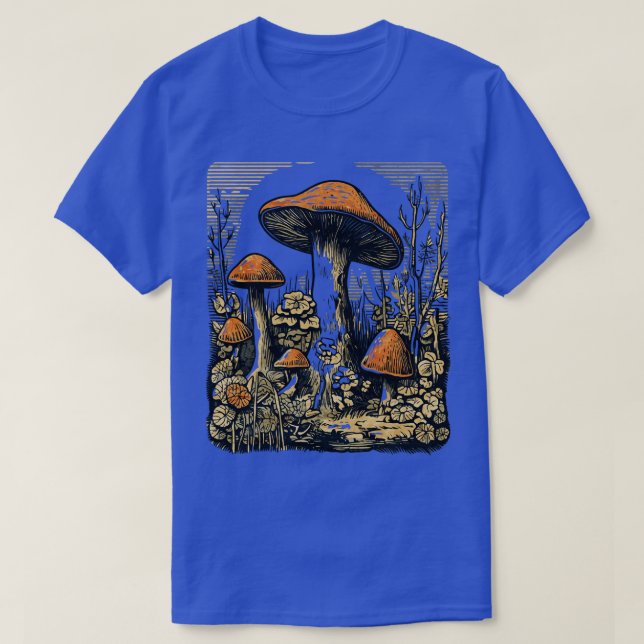 Mushrooms Mushroom Forager Mycology Mycologist 1 T-Shirt (Design Front)