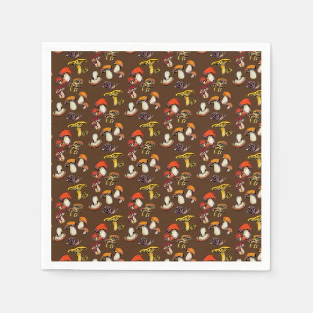 Mushrooms Napkins (Front)