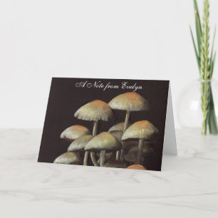 Mushrooms Note Card