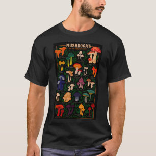 Mushrooms of the Redwood Forest T-Shirt