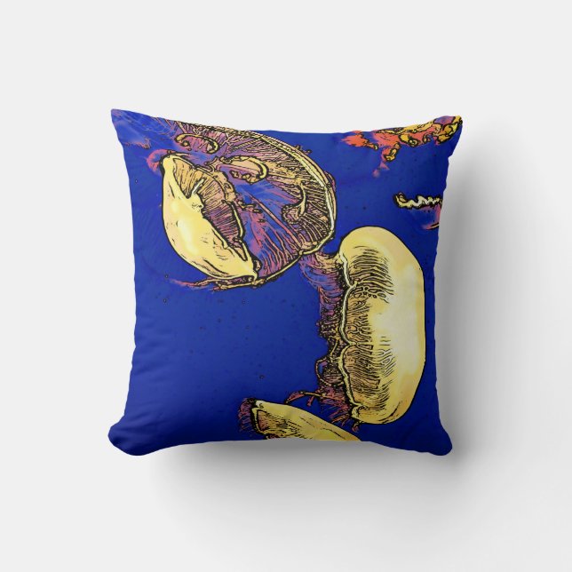 Mushrooms of the Sea - Jellyfish Cushion (Front)