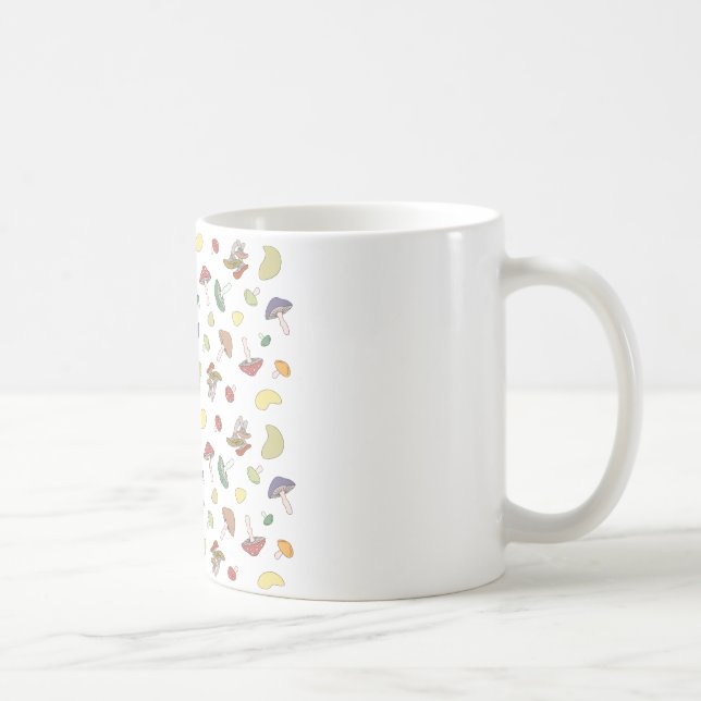 Mushrooms Pastel Coffee Mug (Right)
