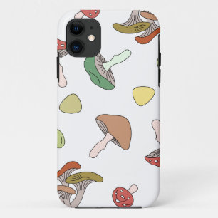 Mushrooms Pattern iPhone 11 Case