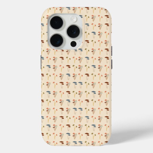 Mushrooms Pattern Case-Mate iPhone Case (Back)