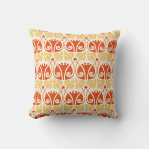 mushrooms pattern in modern style cushion