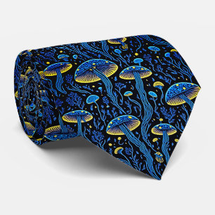 Mushrooms Pattern Tie