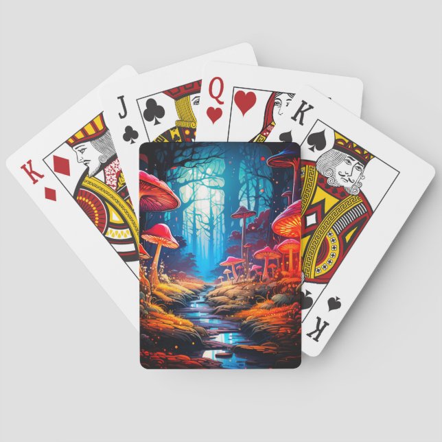 Mushrooms Playing Cards (Back)