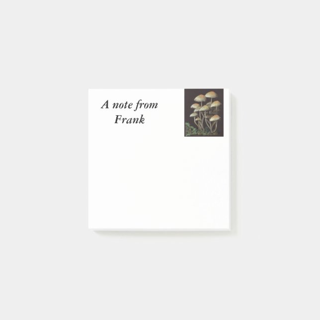 Mushrooms Post-it Notes (Front)