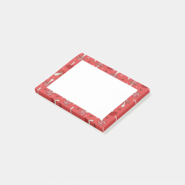 Mushrooms Post-it Notes (Angled)