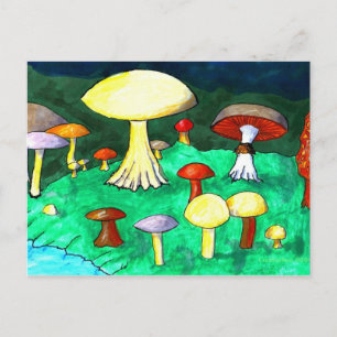 Mushrooms Postcard