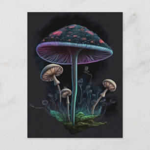 Mushrooms Postcard